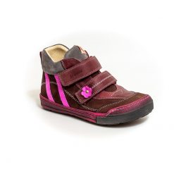 lányka bakancs rózsaszínű csíkokkal